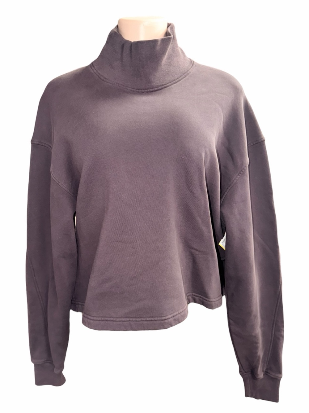 AGOLDE Women’s Mock Neck Pullover Sweater - Gray